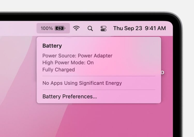 16-calowy MacBook Pro z chipem M1 Max wyposażony w tryb High Power