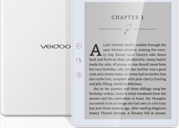 Nowy 5,8-calowy Czytnik E-booków Veidoo z Androidem