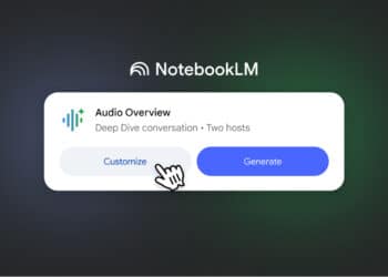 "Google NotebookLM: Nowa funkcja sterowania rozmowami generowanymi przez AI, start programu pilotażowego dla firm | TechCrunch"