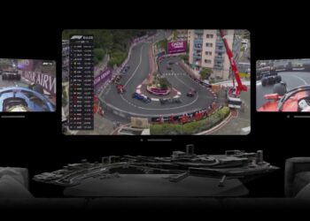 Nowa aplikacja Lapz przenosi fanów F1 w wirtualny świat dzięki Apple Vision Pro