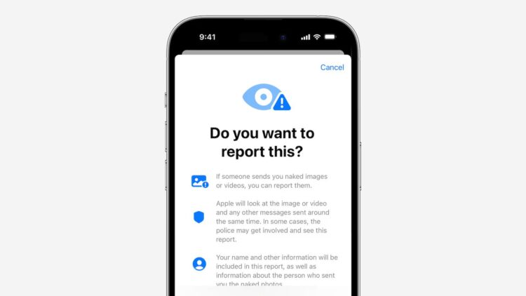 Nowa funkcja zgłaszania nieodpowiednich treści w iMessage dla dzieci w Australii w systemie iOS 18.2