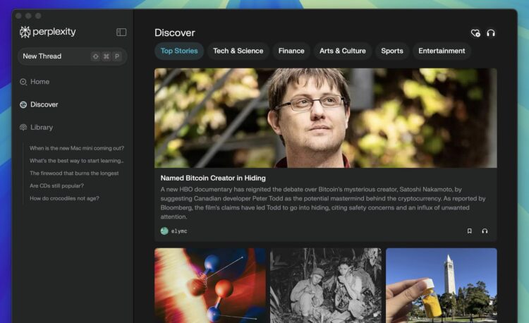 Perplexity AI udostępnia pierwszą aplikację na macOS