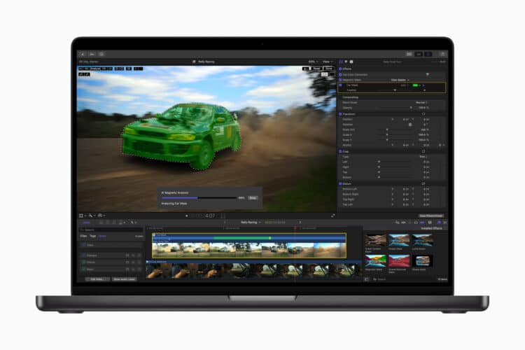Apple wprowadza Final Cut Pro 11 z funkcjami opartymi na sztucznej inteligencji
