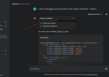 Gemini może wkrótce zyskać potężne narzędzie do analizy kodu