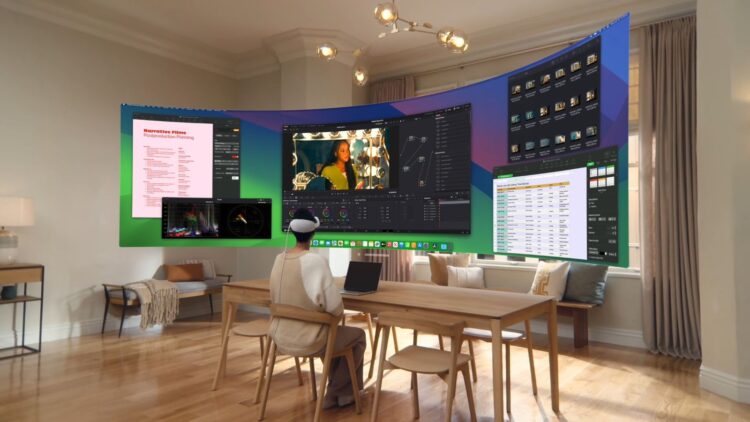 Nowe Tryby "Wide" i "Ultrawide" dla funkcji Wirtualnego Wyświetlacza Mac w visionOS 2.2