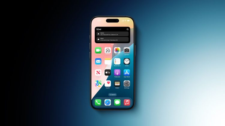 Uber wprowadza widżet na ekran główny iPhone'a