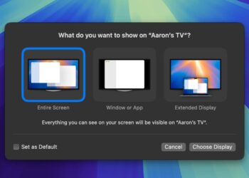 Zmiany w funkcji AirPlay w macOS Sequoia 15.2 Beta