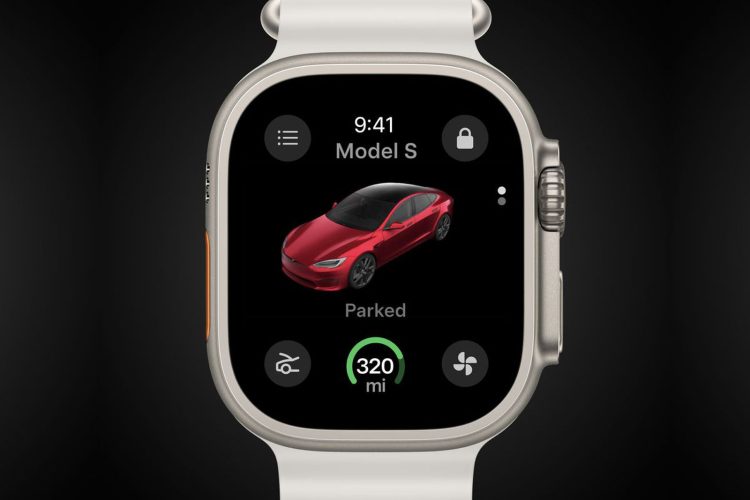 Aplikacja Tesla na Apple Watch już w tym miesiącu