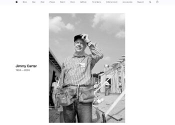 Apple upamiętnia Jimmy'ego Cartera na swojej stronie głównej