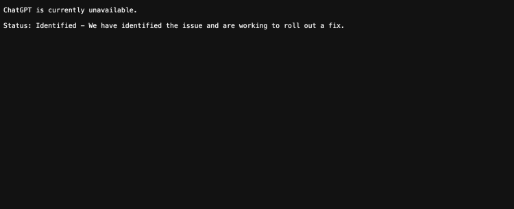 Awaria ChatGPT i Sora