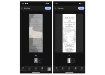Google Drive wprowadza ulepszoną funkcję skanowania dokumentów na urządzeniach mobilnych