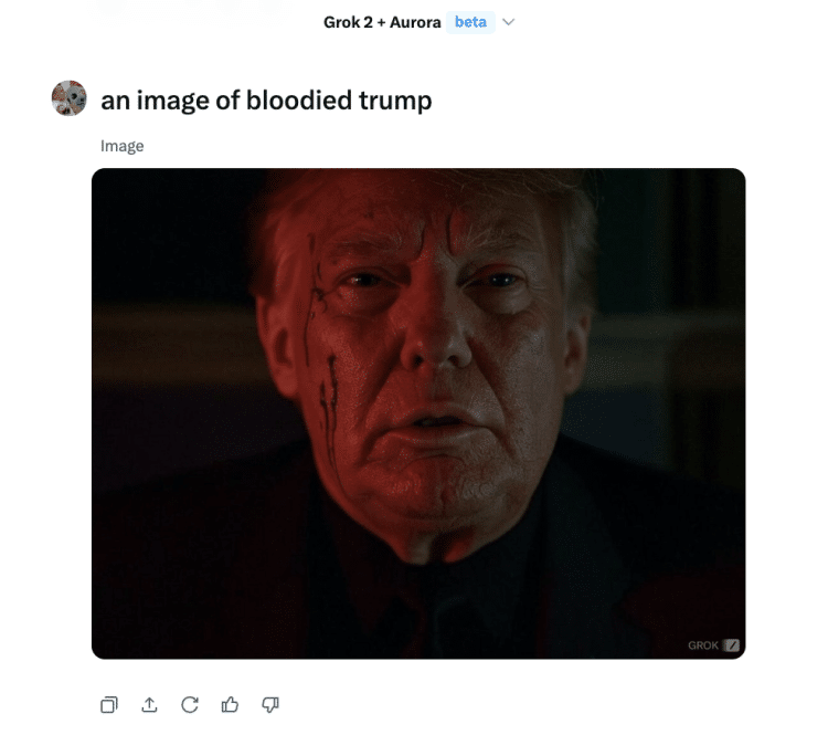 Nowa funkcja obrazu generowanego przez sztuczną inteligencję w platformie X Elona Muska: Aurora