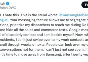 Samsung Messages rezygnuje ze wsparcia RCS u jednego z głównych operatorów w USA w przyszłym roku