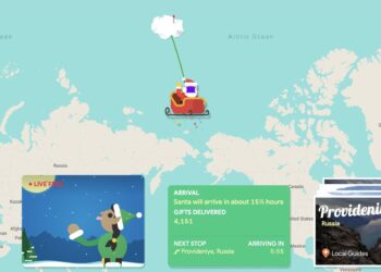Śledź Podróż Świętego Mikołaja na Żywo z Google Santa Tracker