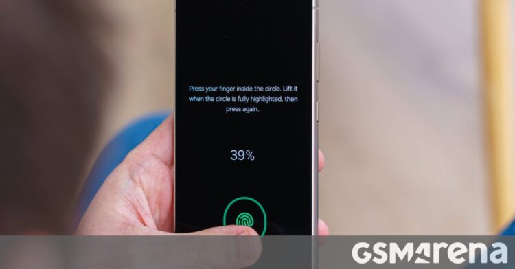 Szybsze odblokowywanie odciskiem palca w serii Samsung Galaxy S24