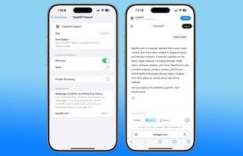 ChatGPT jako domyślna wyszukiwarka w Safari