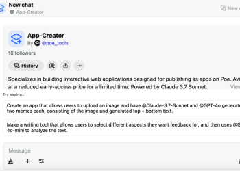 Poe od Quory umożliwia teraz tworzenie i udostępnianie własnych aplikacji opartych na AI