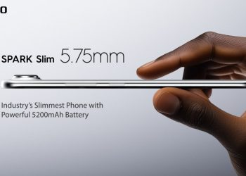 Koncepcyjny Tecno Spark Slim z niezwykle smukłą obudową 5,75 mm