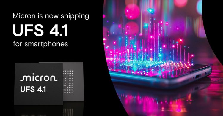 Micron prezentuje układy pamięci UFS 4.1 i UFS 3.1 oparte na architekturze G9