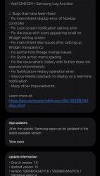 Najnowsza beta One UI 7 dla Galaxy S24 i S24+ wprowadza funkcję Samsung Log