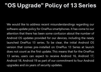 OnePlus wyjaśnia: OnePlus 13 i 13R otrzymają 4 aktualizacje systemu zgodnie z obietnicą
