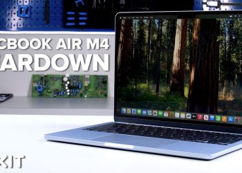 Rozbiórka MacBooka Air M4 – jak wygląda naprawa?