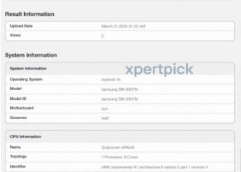 Samsung Galaxy S25 Edge i Tab S10 FE pojawiły się w Geekbench