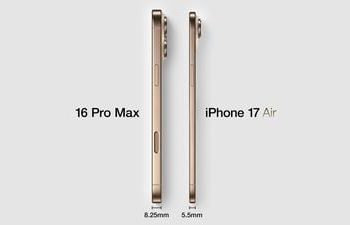 Ultracienki iPhone 17 Air – te same wymiary co Pro Max, ale znacznie smuklejszy