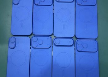 Zdjęcie makiet iPhone'a 17 ujawnia nowy metalowo-szklany design modeli Pro