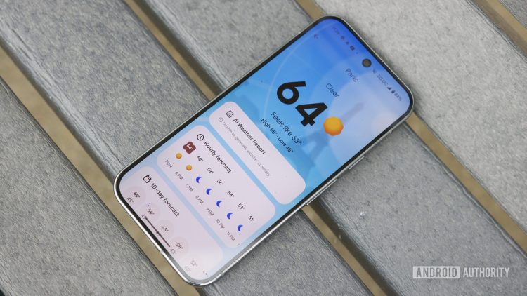 Błąd prognozy pogody na ekranie blokady Pixela może sprawić, że ubierzesz się według wczorajszej pogody