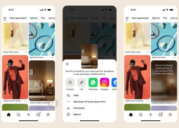 Pinterest wprowadza nowe narzędzia do walki z niespójnymi treściami generowanymi przez sztuczną inteligencję