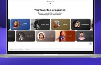 Strona Apple prezentuje ulubionych artystów, aktorów i sportowców w jednym miejscu