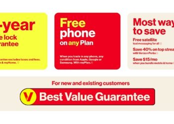 Verizon wprowadza trzyletnią gwarancję niezmienności cen w swoich planach taryfowych
