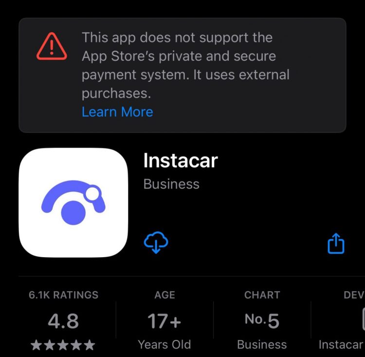 Apple ostrzega użytkowników w Unii Europejskiej o aplikacjach z alternatywnymi metodami płatności