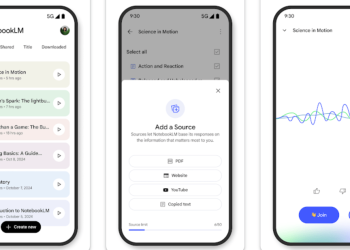 Google udostępnia samodzielną aplikację NotebookLM na Androida