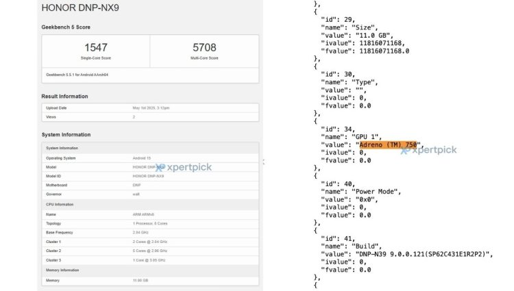 Honor 400 Pro przetestowany w Geekbench – ujawniono kluczowe specyfikacje
