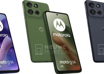 Nowe rendery Moto G56 ujawniają trzy z czterech dostępnych kolorów