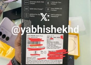 Nowe szczegóły dotyczące Realme GT 7T ujawnione na zdjęciu opakowania