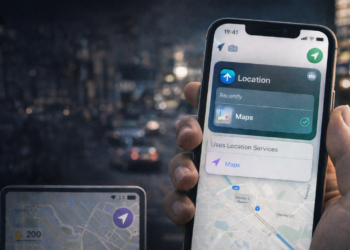 Co oznacza ikona strzałki lokalizacji na iPhonie?