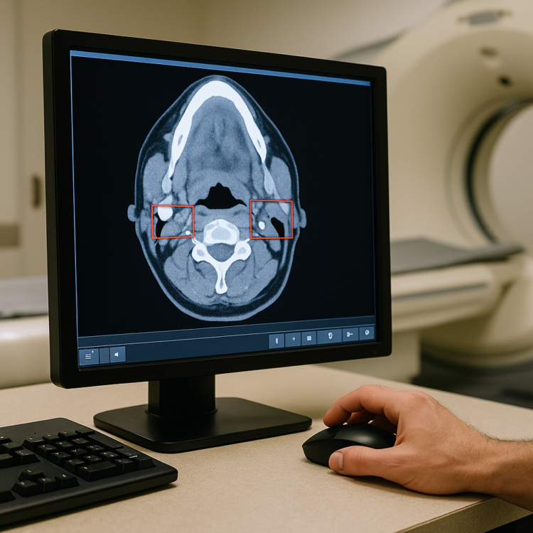 Sztuczna inteligencja poprawia ocenę ryzyka w raku gardła