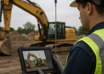 Caterpillar wprowadza sensory i lokalne AI na placu budowy