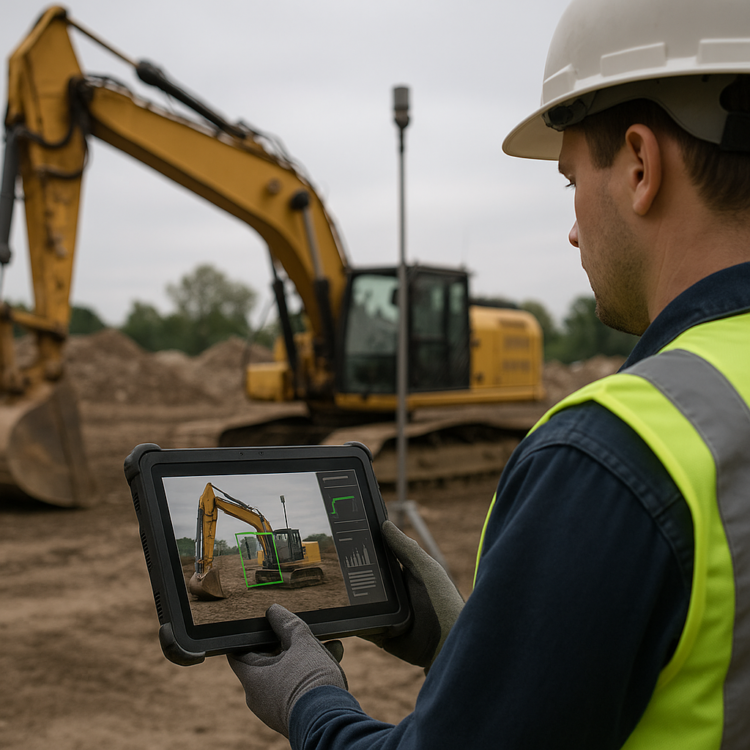 Caterpillar wprowadza sensory i lokalne AI na placu budowy