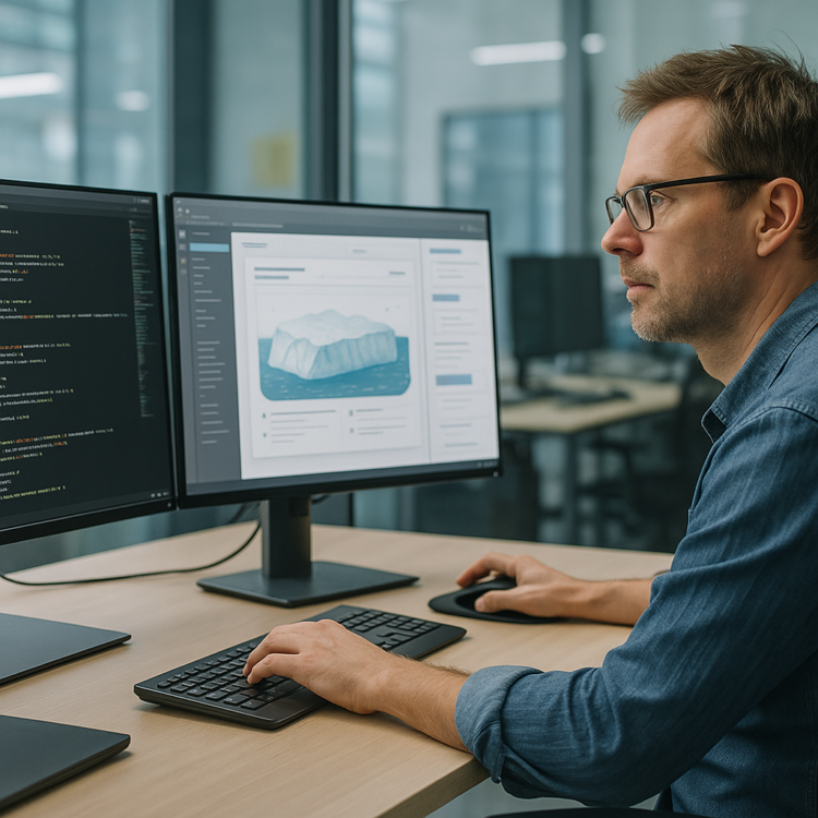 Lodowiec wielkości miasta stał się basenem