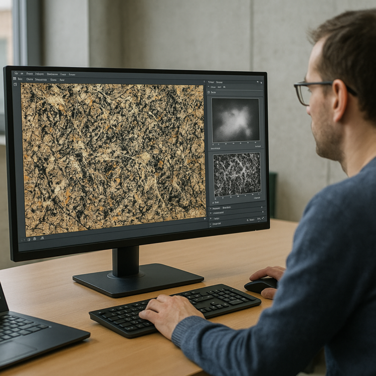 Nowe narzędzia 2D analizują ekspresjonizm Pollocka