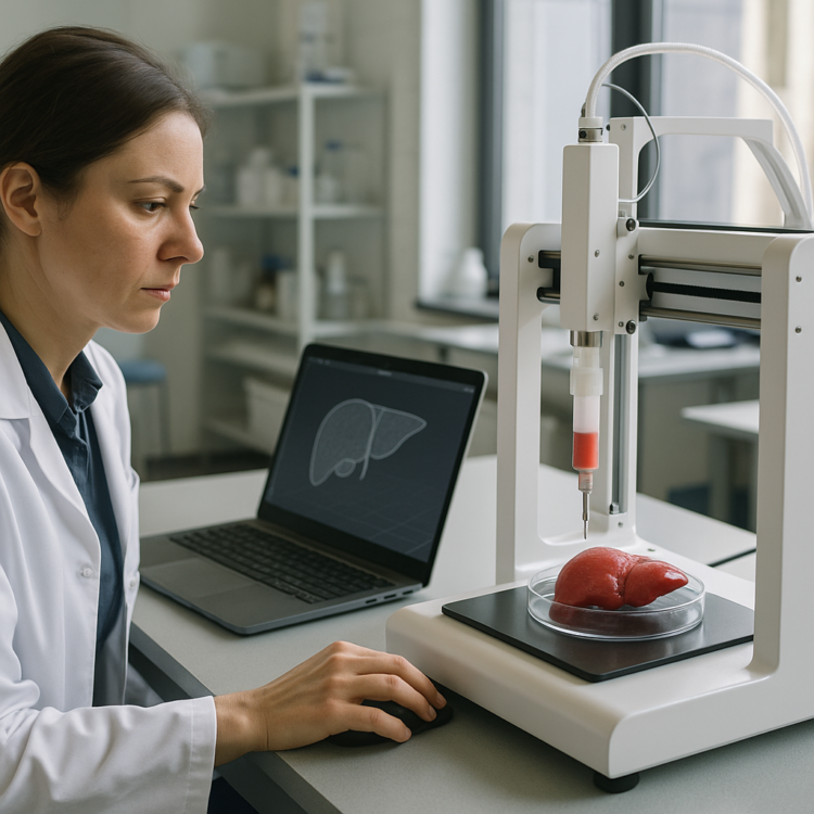 Projekt ma drukować w 3D wątroby dopasowane do pacjenta przeznaczone do przeszczepów