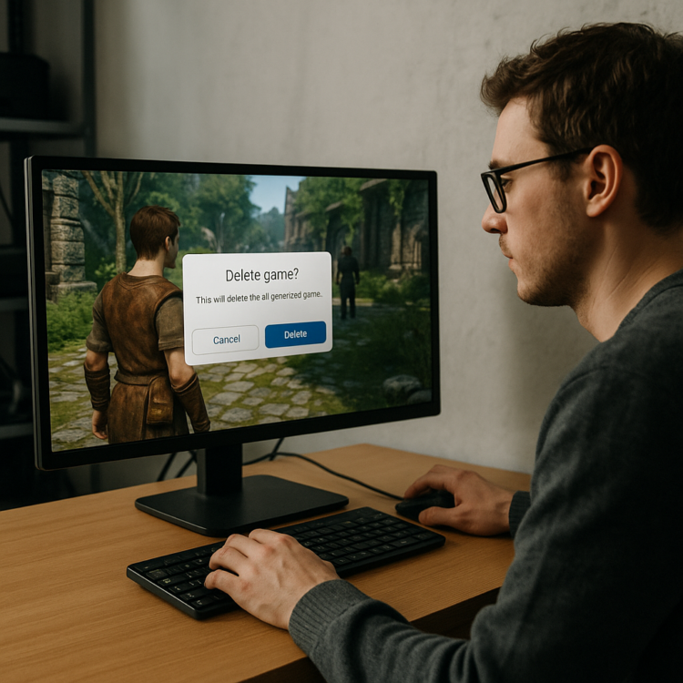 Twórca zamierza dobrowolnie usunąć grę wygenerowaną przez AI