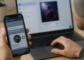 Wiadomości otrzymują podgląd aktywności słuchania na żywo, a czaty grupowe pojawią się wkrótce.