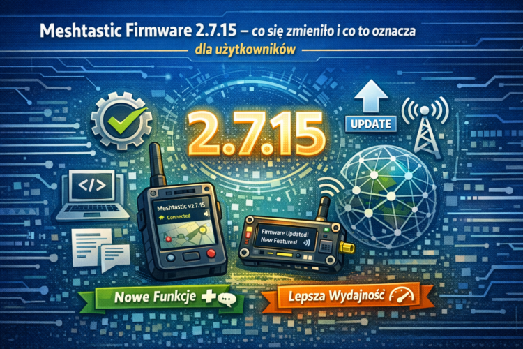 Meshtastic Firmware 2.7.15 – co się zmieniło i co to oznacza dla użytkowników