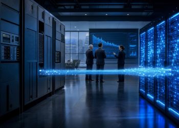 Komputery mainframe połączone z nowoczesną infrastrukturą AI