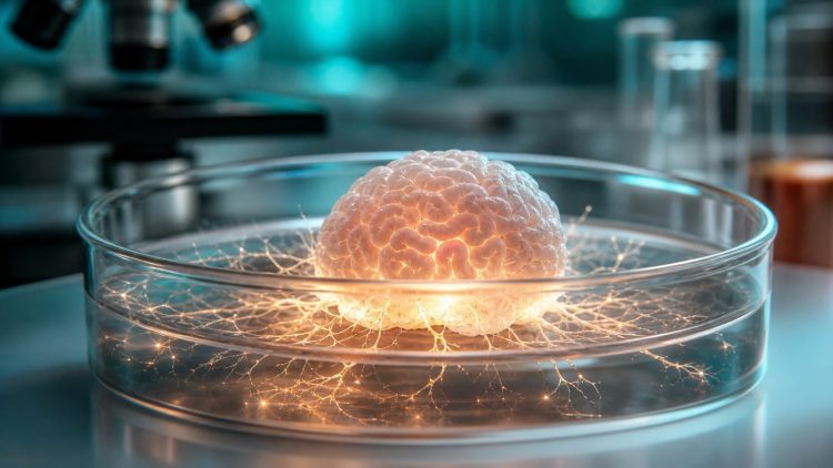 Laboratoryjny organoid mózgu wykorzystywany w badaniach choroby Alzheimera